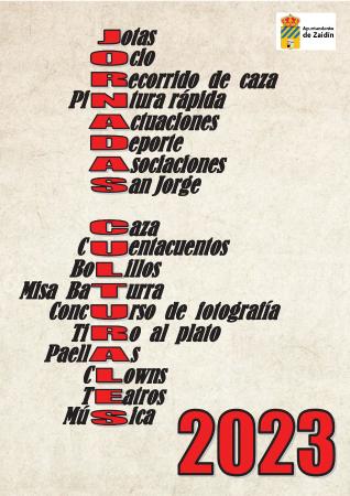 Imagen El programa de actos de las Jornadas Culturales 2023 de Zaidín incluye...