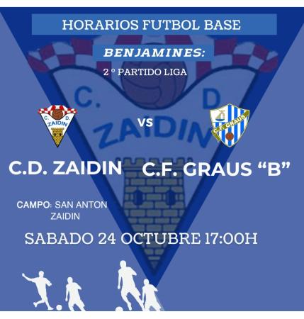 Imagen Partidos de fútbol CD Zaidín Vs. CF Graus "B"