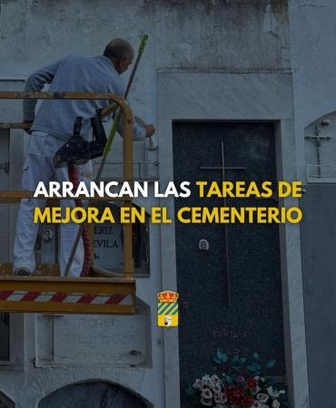 Imagen Arrancan las tareas de mejora y mantemiento del cementerio